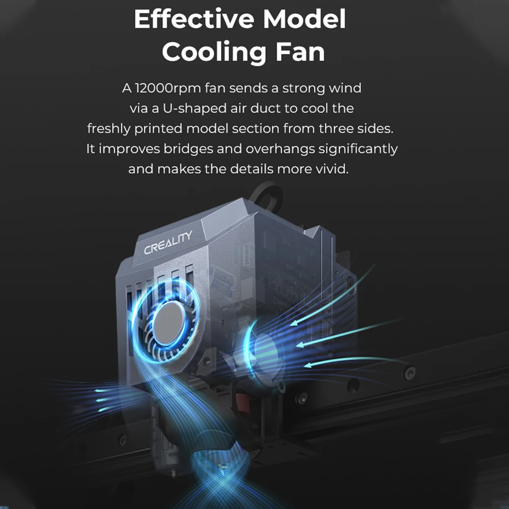 Creality 3D Printer CR-10 SE 600mm/s Printing Speed Linear Rails at X & Y-Axis Sprite Direct Extrusion Hands-free Auto Leveling