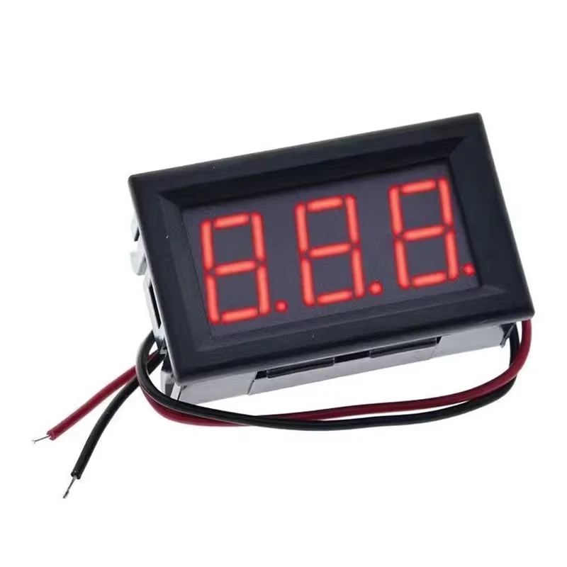 AC 70-500V 110V 220V 380V 0.56인치 LED 디지털 전압계 전압 측정기 전압 계측기 도구 2선식 빨간색 녹색 파란색 디스플레이