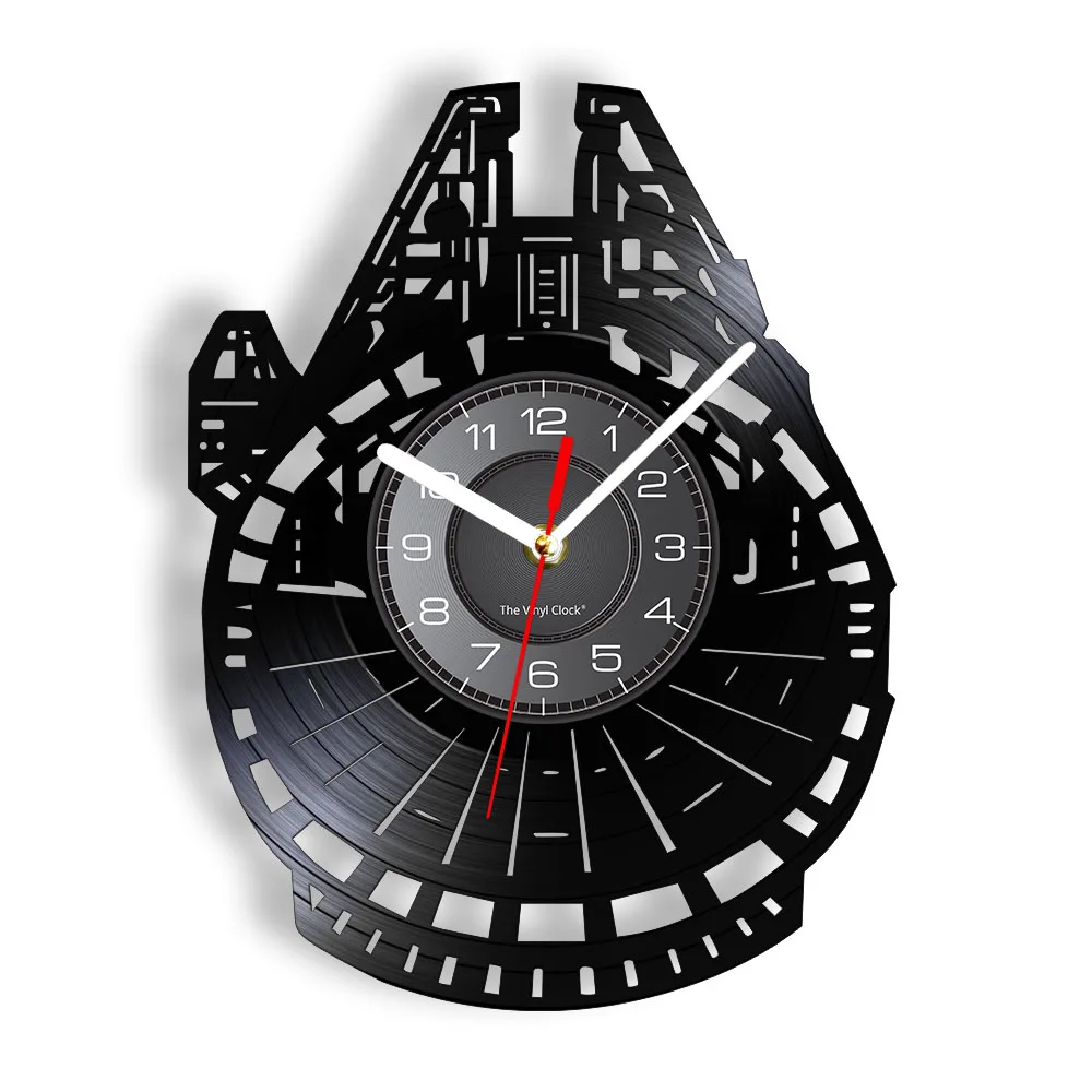 Millennium Falcon Vinyl LP Record orologio da parete per Home