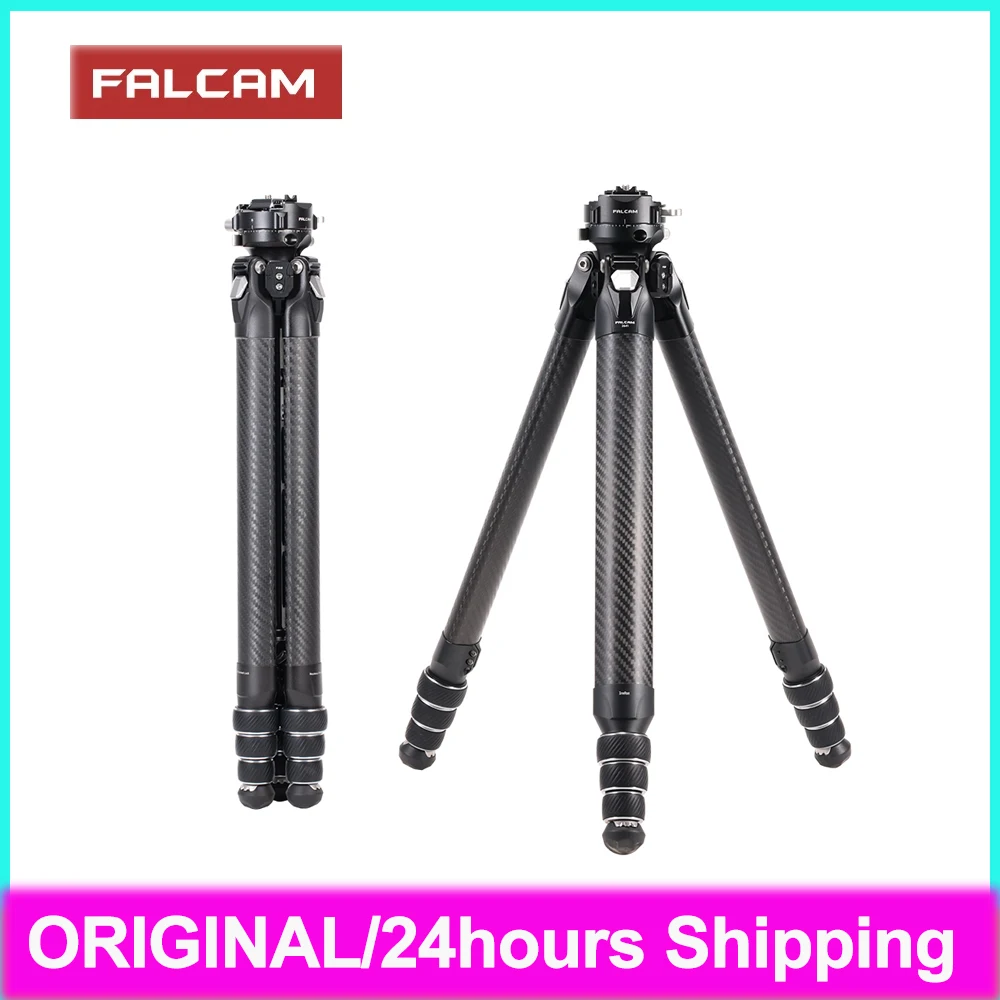 FALCAM TreeRoot Quick Lock Portable Travel Tripod Carbon Fiber DSLR Camera Stand Panoramic Head Tripod T00A4301 R141K-A130 320P