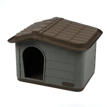 Cuccia per cani, gatti, animali, cuccia per cani in plastica, piccola o grande, robusta, facile da montare, riparo durevole per patio da giardino interno ed esterno