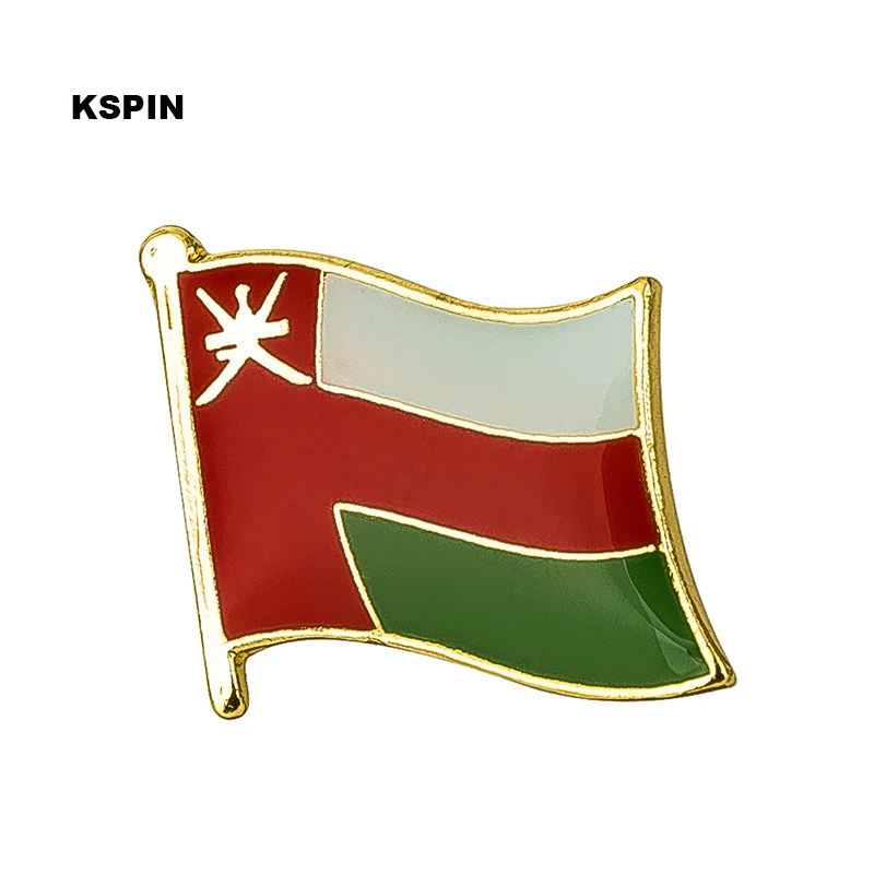 Oman Flag Laple Pin Badge Brooch