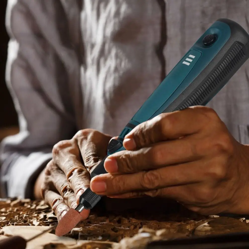 High Speed Small Electric Grinder Wireless Rechargeable Electric Polishing Machine 3.6V Handheld Powerful Engraving Pen Home electric polisher jewelry polisher
