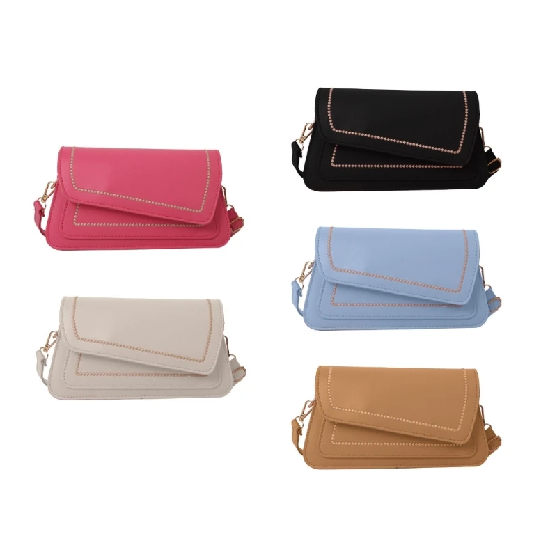 

Stylish and Spacious Shoulder Bag for Daily Use and Travel Women PU Satchel Crossbody Bags E74B