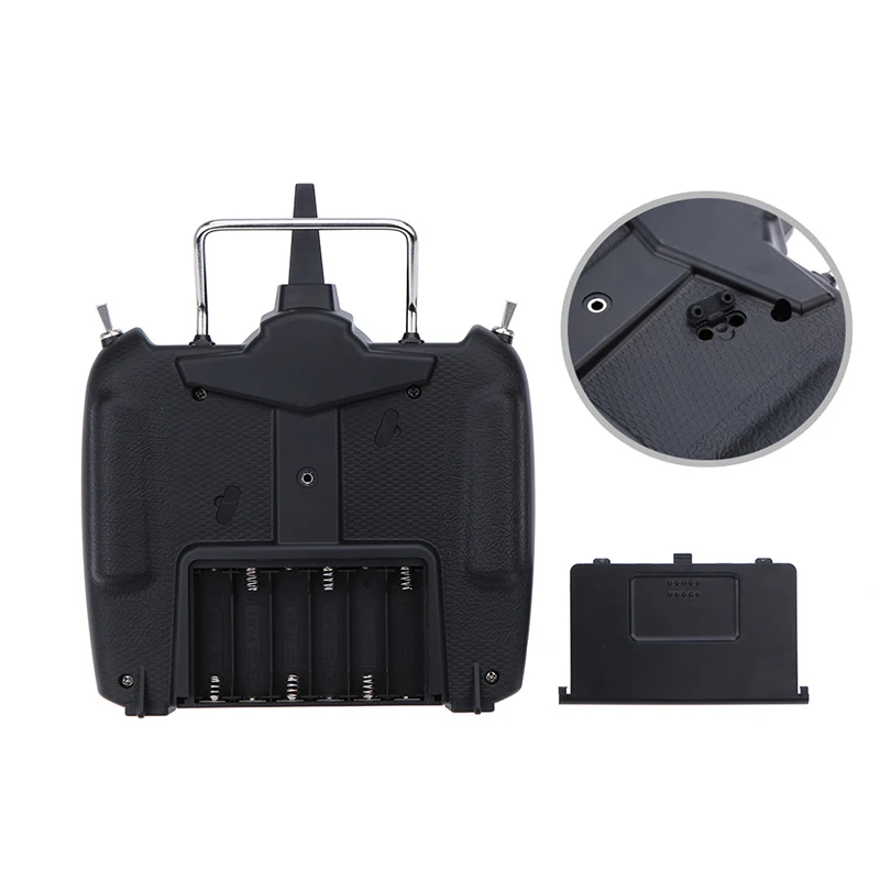 Émetteur XK X6 compatible K100 K110 K123 K124, sticks et interrupteurs en détail