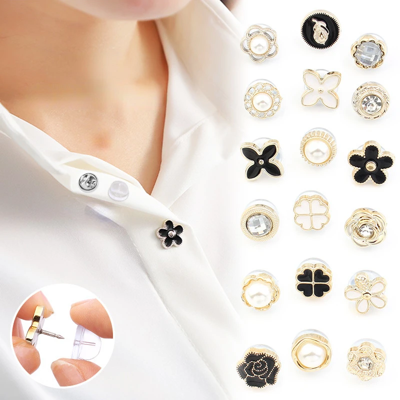 Set Buttons Cufflinks | Rhinestone Pins Buttons | Rhinestone Brooches ...