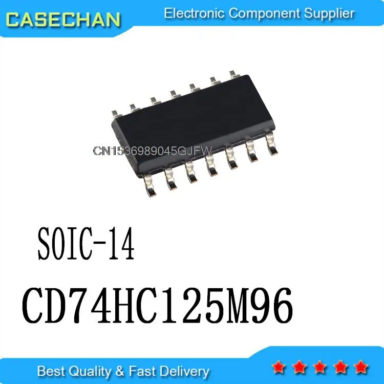 

10PCS New and Original CD74HC125M 74HC125M SOIC-14 CD74HC125M96