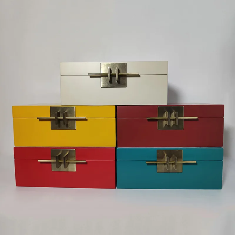Large Jewelry Box for Women Wood Necklace Bracelet Earrings Jewelry Box Organizer Ring Display Tray Portable Accessories Storage