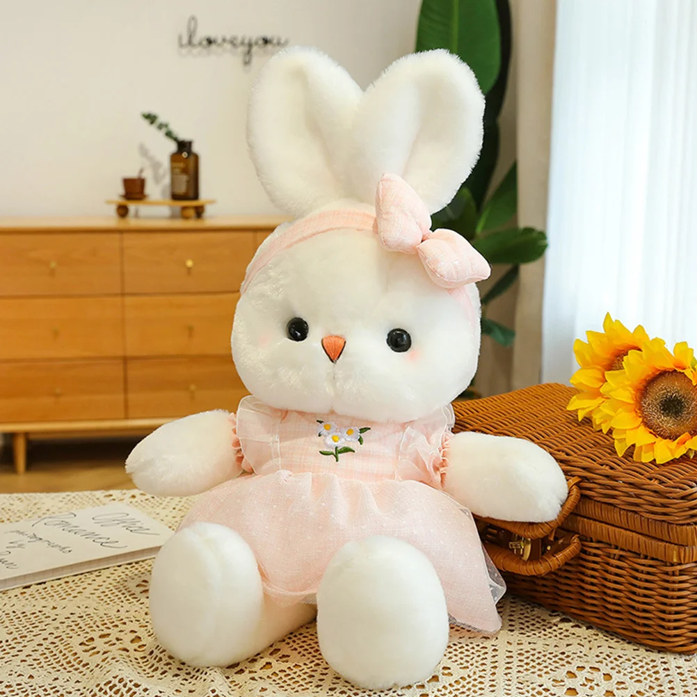 

Filling Rabbit Plush Bunny Child Louse Toys for Girls Stuffed Animals Decors