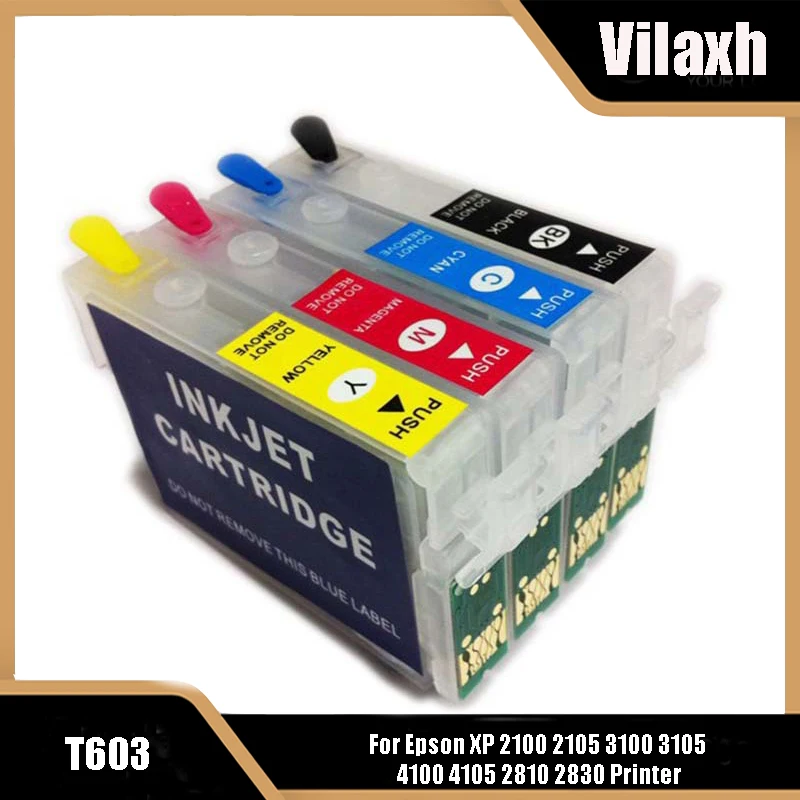 Vilaxh 603Xl 603 T603 603Xl T603 Cartucce Di Inchiostro Per Stampante Epson Xp 2100 2105 3100 3105 4100 4105 2810 2830
