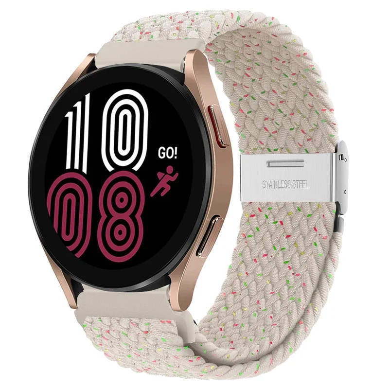 Braided Elastic Nylon Band - 20mm/22mm - Multi-Functional Smartwatch Bracelet