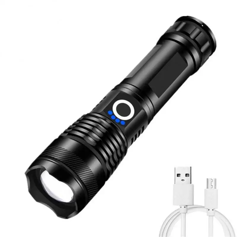 Powerful LED Flashlight Super Bright Rechargeable Portable Ultra Power lamp Outdoor Emergency Camping Lantern