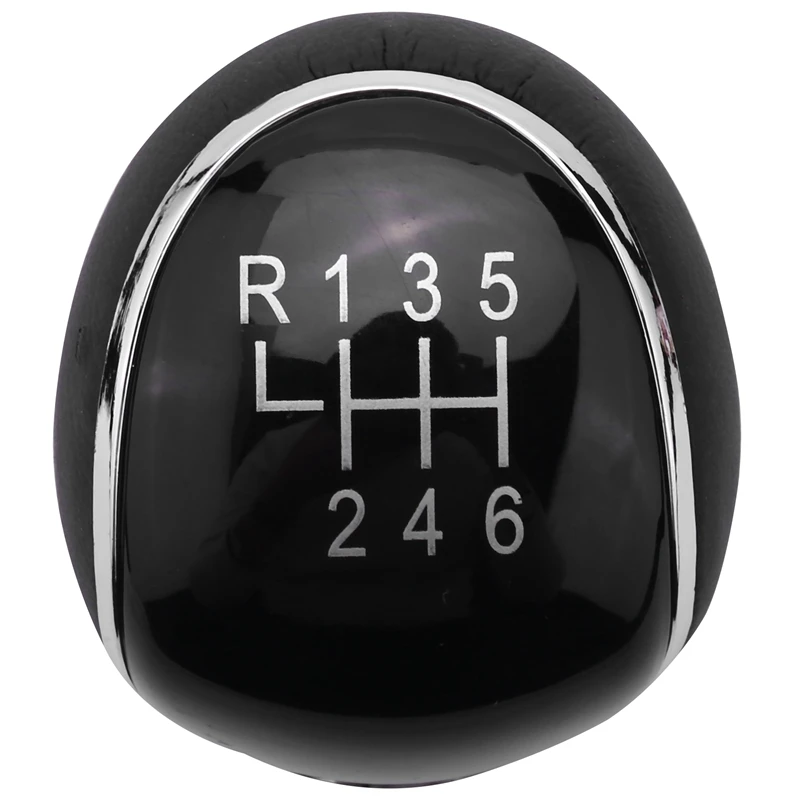 6 Speed Car PU Leather Gear Shift Knob Shift Lever for Ford Mondeo IV S-MAX C-MAX Transit Focus MK3 MK4 Kuga car gear shift knob
