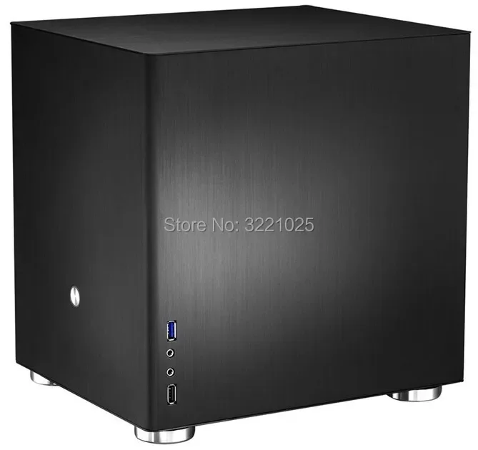 Jonsbo V4 Silver Aluminum Mini ITX MATX computer Case USB3.0 game small chassis V4B Black HTPC ITX support 3.5'' HDD pc case pc chassis computer chassis frame mini itx desktop case