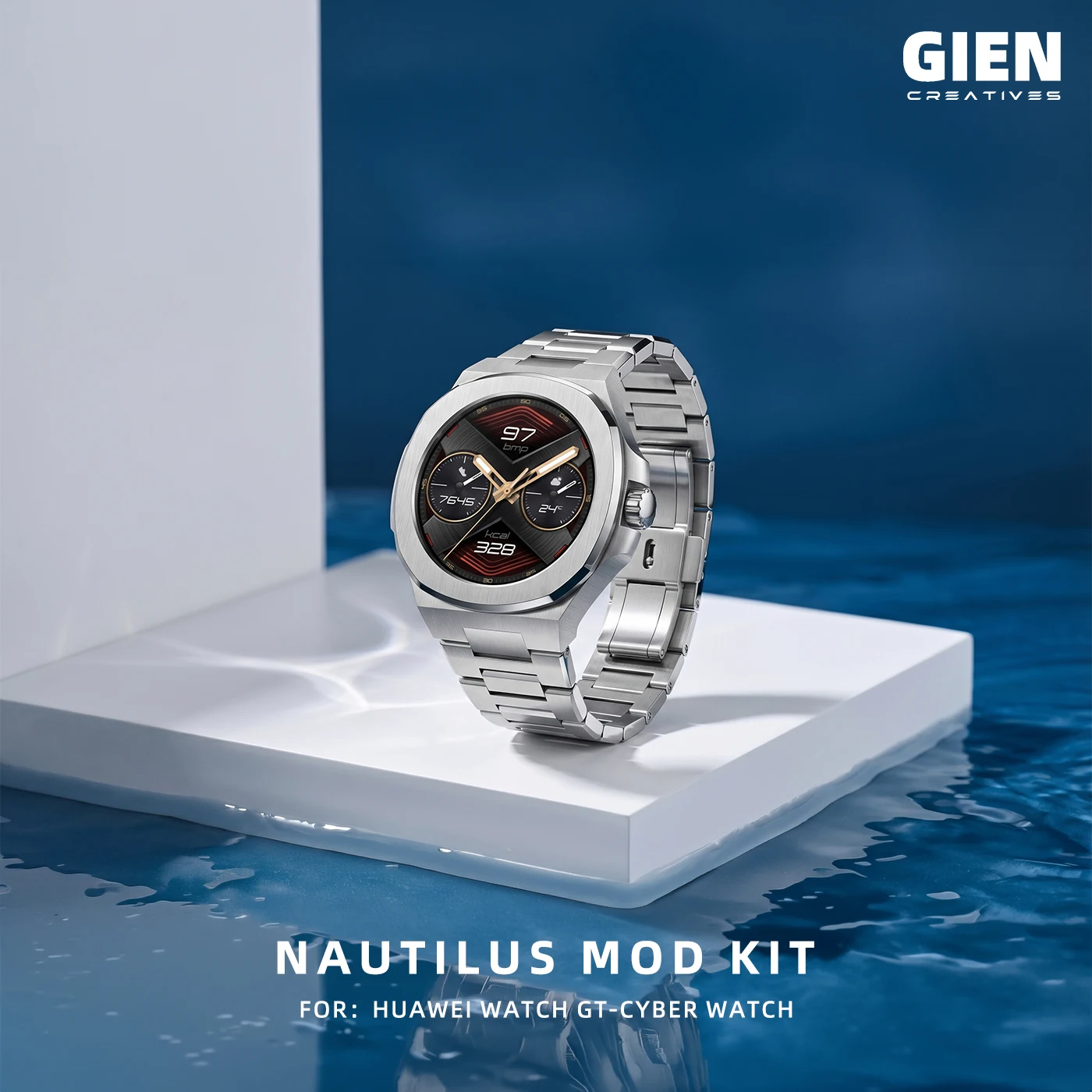 GienCreatives Nautilus Premium Watchcase Kit – Elegant Design & Enhanced Protection