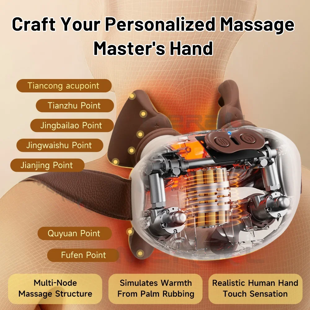 N7 Master Hand Shoulder Neck Massager Device Cervical Diagonal Muscle Back Neck Massager Kneading Masajeador Relax Pain