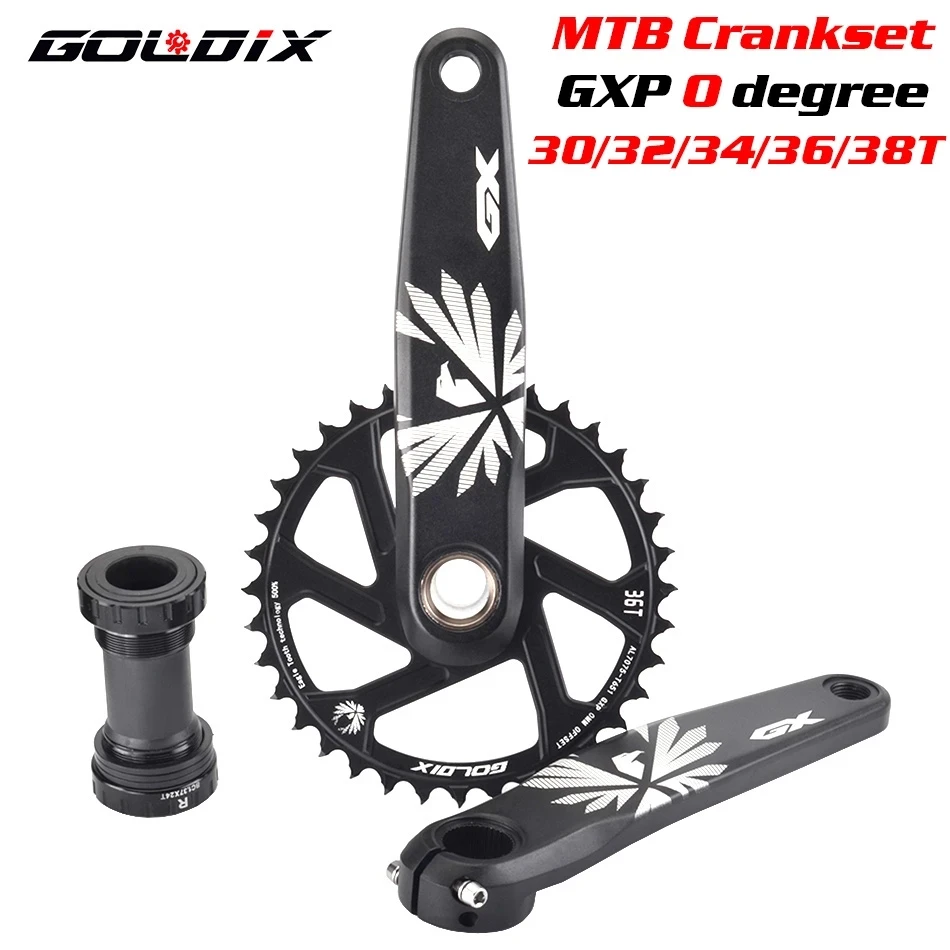 Aluminum Alloy Bicycle Crankset Aluminum Alloy Mtb Bike Crank Mtb