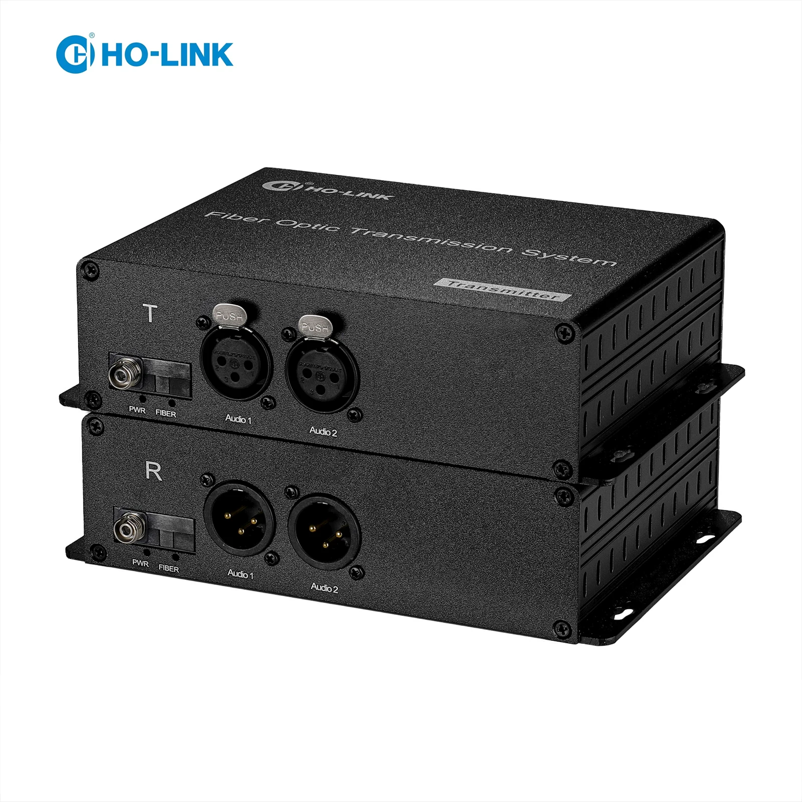 HO-LINK xlr Balanced Audio Over Fiber Optical Extender