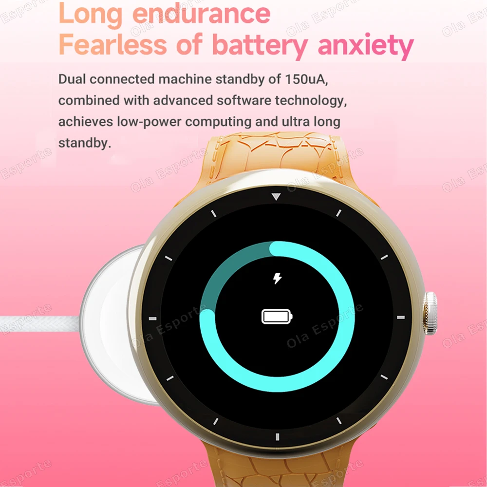 Smart Watch Schermo AMOLED da 2.09 pollici Chiamata Bluetooth Bussola Tracker Orologi sportivi da uomo Monitor sanitario Smartwatch da donna impermeabile - immagine 2