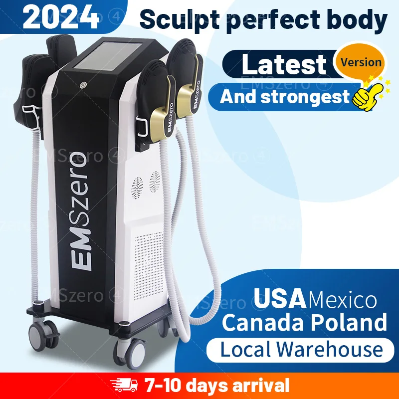 Emszero Nova EMS 6500W 200Hz Neo Hi-emt Muscle Sculpt Machine With 4 Handles And Pelvic Stimulation Pad Optional