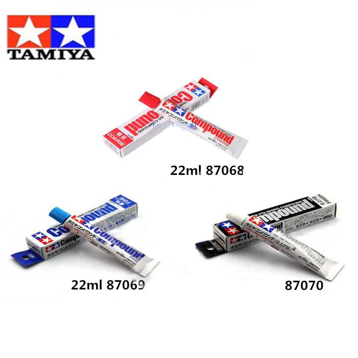 Tamiya Lot de 3 éponges de Polissage pour modélisme, 87192