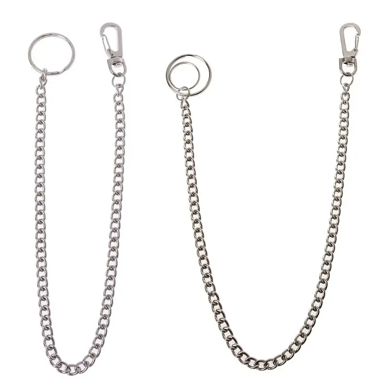 

Jeans Chains Wallet Chain Pocket Chain Belt Chains Hip Hop Pants Chain Lock Pendant Belt Multi Layer Chain for Men Women