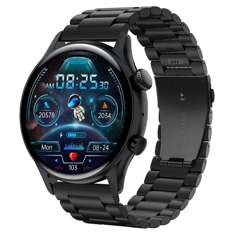 Smart Watch HK8 Pro Amoled Screen NFC Access AI Voice Bluetooth Call Heart Rate Health Monitor I30 Smartwatch Fitness Tracker 