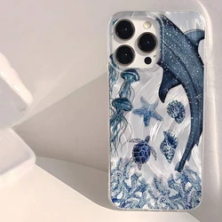 Ocean Shark & Whale Design Phone Case Cover for S25 Plus (SC03 - BA - P4020)
