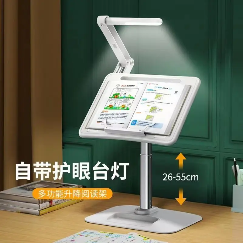 

Evening Reading Table, Floor Reading Stand With Light, Adjustable For Children To Read, Reading Stand, Desktop Fixed Book Stand