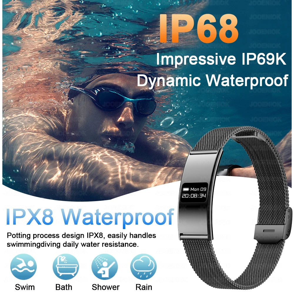 2026 새로운 스마트 팔찌 초박형 심박수 혈액 산소 수면 모니터링 방수 스마트 시계 스포츠 여성 남성 스마트 밴드