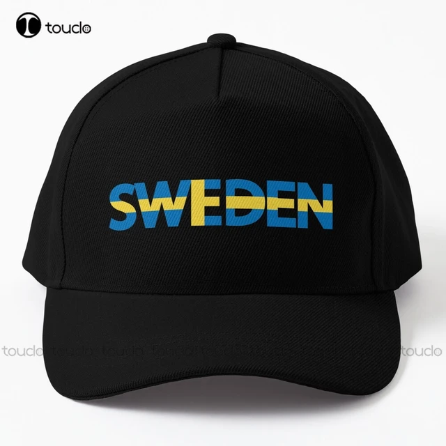 Sweden Flag Typography Design Baseball Cap Snapback Hats For Men  Personalized Custom Unisex Adult Teen Youth Summer Baseball Cap - AliExpress