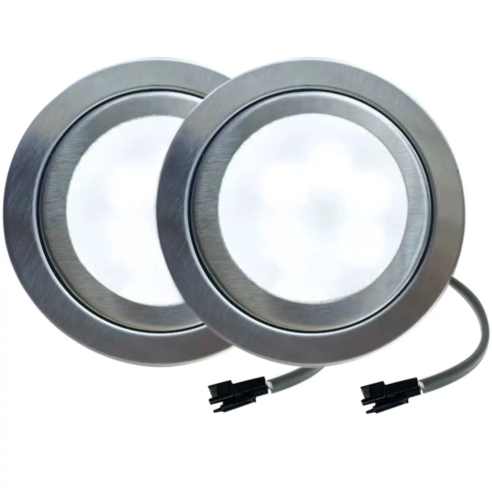 

2-Piece 68mm Range Hood Light LED Bulb 12V DC 1.5W Kitchen Cooker Light Lamp Cabinet Closet Cupboard Light Energy Saving