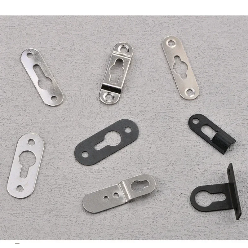Buckle Clamp 10pcs Picture Frame Buckle Hook Double Hole Hidden Hoist Pendant