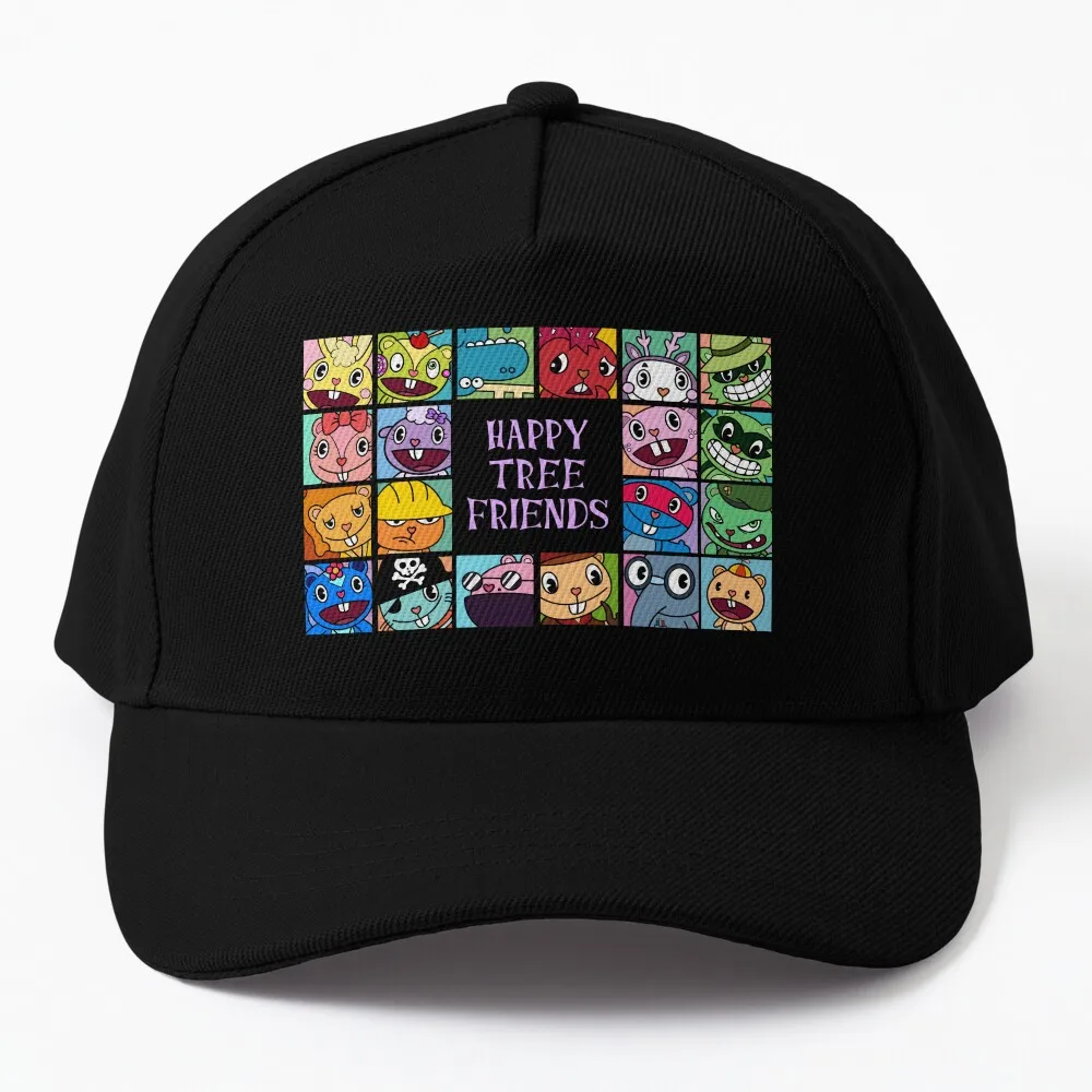

Happy Tree Friends Baseball Cap fishing hat Hat Beach Fashion Beach black Luxury Cap Woman Hats Men's