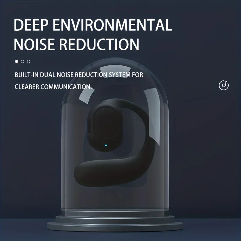 Enhanced Wireless Bluetooth Bone Conduction Noise-Canceling Headset with Microphone