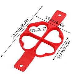 Nonstick Silicone Pancake and Egg Shaper Mold (4)
