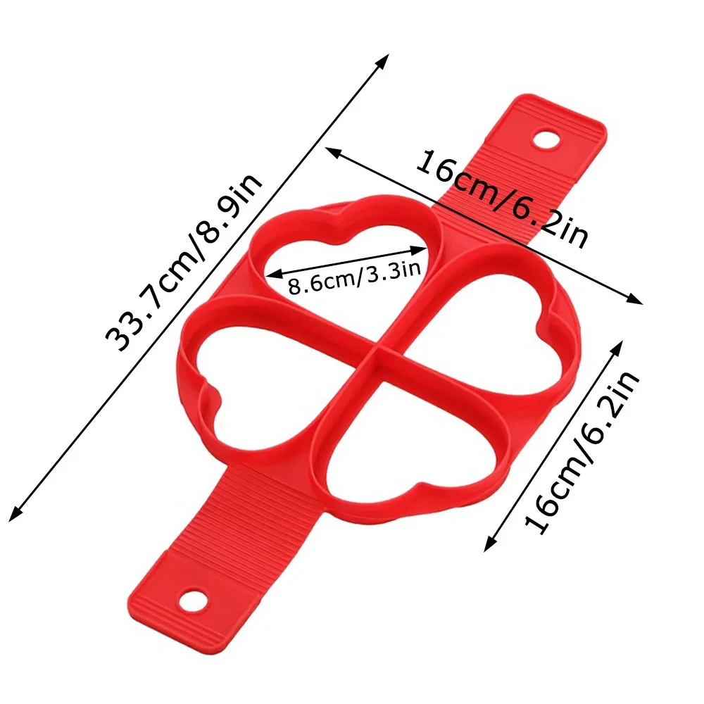 ביצה טבעת פנקייק nonstick יצרנית תבנית ביצת סיליקון טבחים ביצה מטוגנת שיפר עבור אביזרי אפייה במטבח