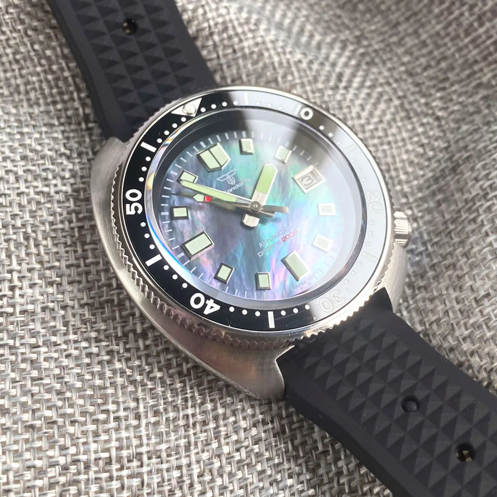 Tandorio 自動巻き時計 39mm 黒文字盤 NH35 新品 Tandorio NH35A Automatic 39mm Pilot 200m Waterproof Sapphire