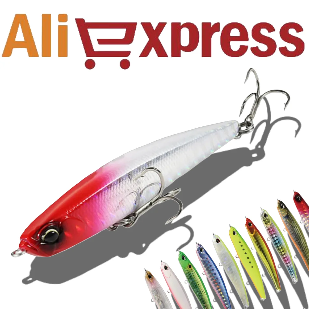 68mm 7,7g Sinking Bleistift Angeln Köder Wobbler Künstliche Harte Köder Für Crappie Bluegill Duo Bay RUF Seek 68S pesca Zubehör