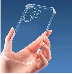 Cover per telefono in silicone morbido trasparente - Custodia posteriore trasparente e guscio protettivo