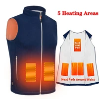 Winter Heated Vest Jacket for men women 5/8 Areas Jacket Heated Heating Warmer USB Tactical Jacket Thermal Vest Body Waistcoat 1