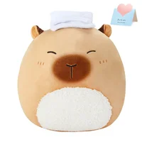 30cm Stuffed Plush Toys Fluffty Capybara Toy Animals Bathing Capybara Soft Doll Party Gift Office Desk Decoration Birthday 1