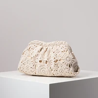 Patterned Hollow Woven Clutch Bag, Simple and Versatile Handbag, Bohemian Beach Bag, Holiday Casual Straw Wallet, Elegant Evening Party Bag (Patterns Are Random) - Image 4