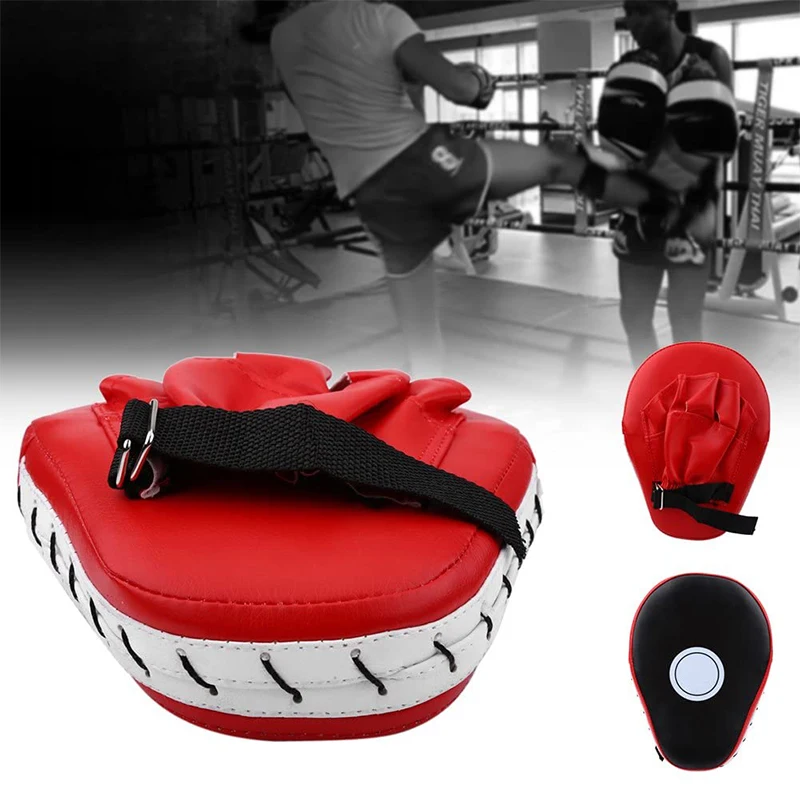 Coussinets de main pour entraîneur de coup de pied, mitaines de mise au  point, gants de boxe, mitaines de frappe, coussinets en PU pour Muay Thai,  MMA, art martial - AliExpress