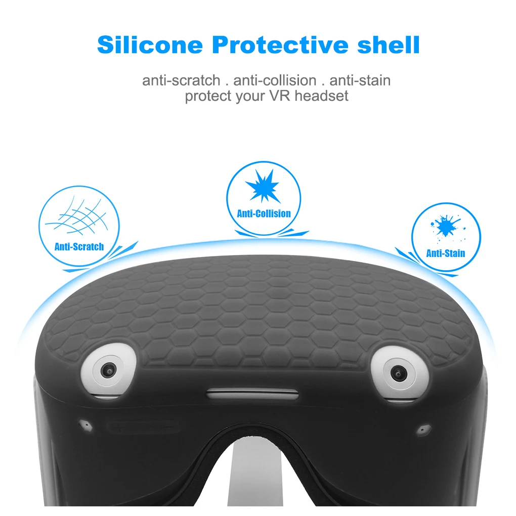 Couverture de Casque VR, anti-rayures, anti-éclaboussures, protecteur Anti-collision, accessoire d'équipement de Réalité Virtuelle 5