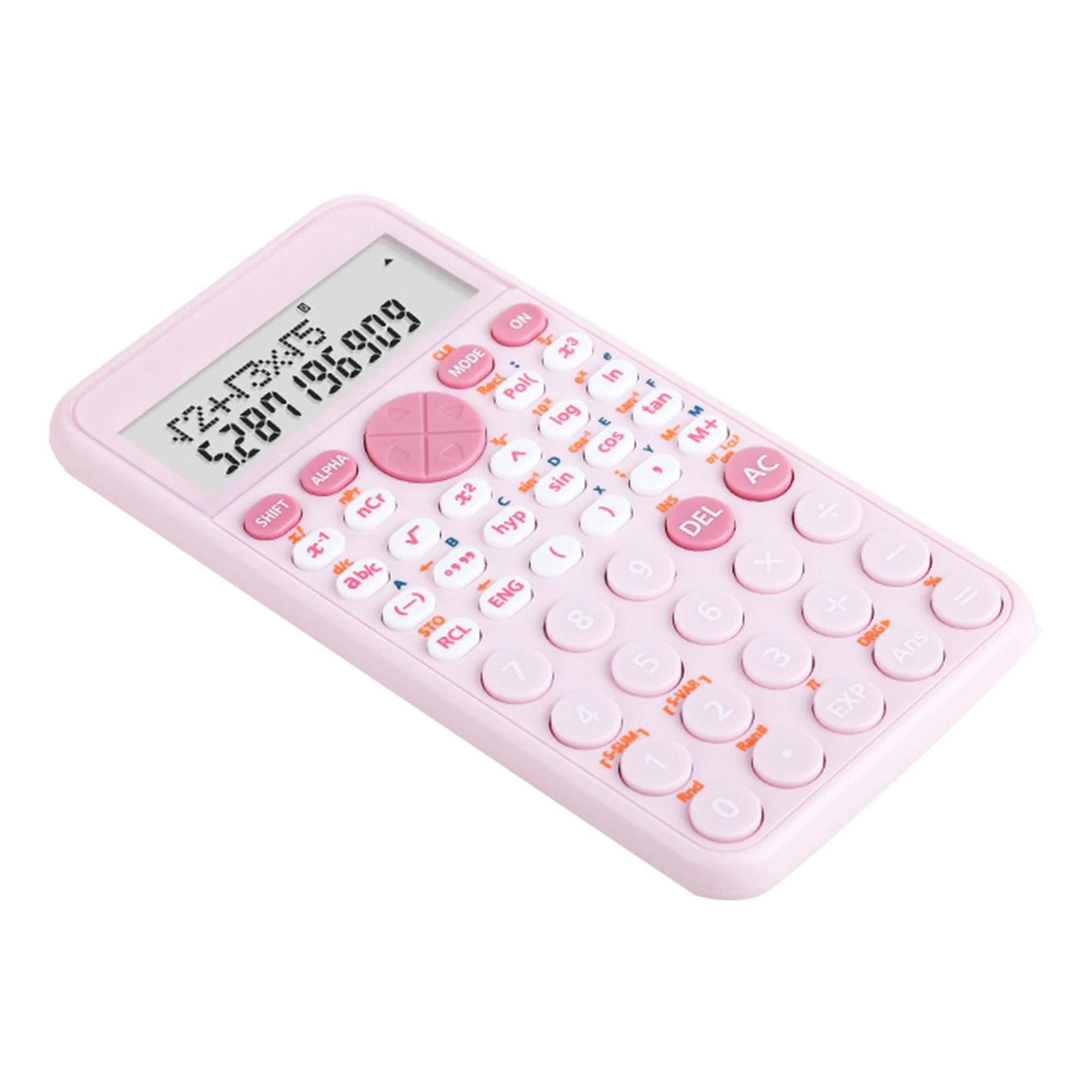 Calcolatrice scientifica calcolatrici per studenti blu bianco rosa per