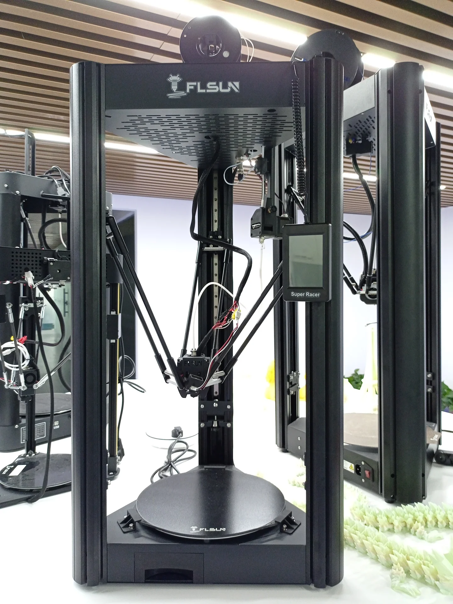 Flsun Usato Sr Super Racer Fdm Stampante 3D Delta Ad Alta Velocità Rimovibile Reticolo Hot Bed Processore A 32 Bit Us/De Spedizione
