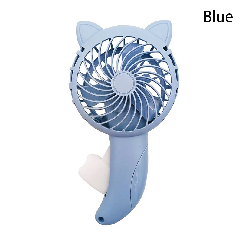 Taşınabilir karikatür sevimli el basınç Fan Mini el fanı pil olmadan dış mekan kullanımı için Fan yaz HAVA SOĞUTUCU seyahat ev Fan