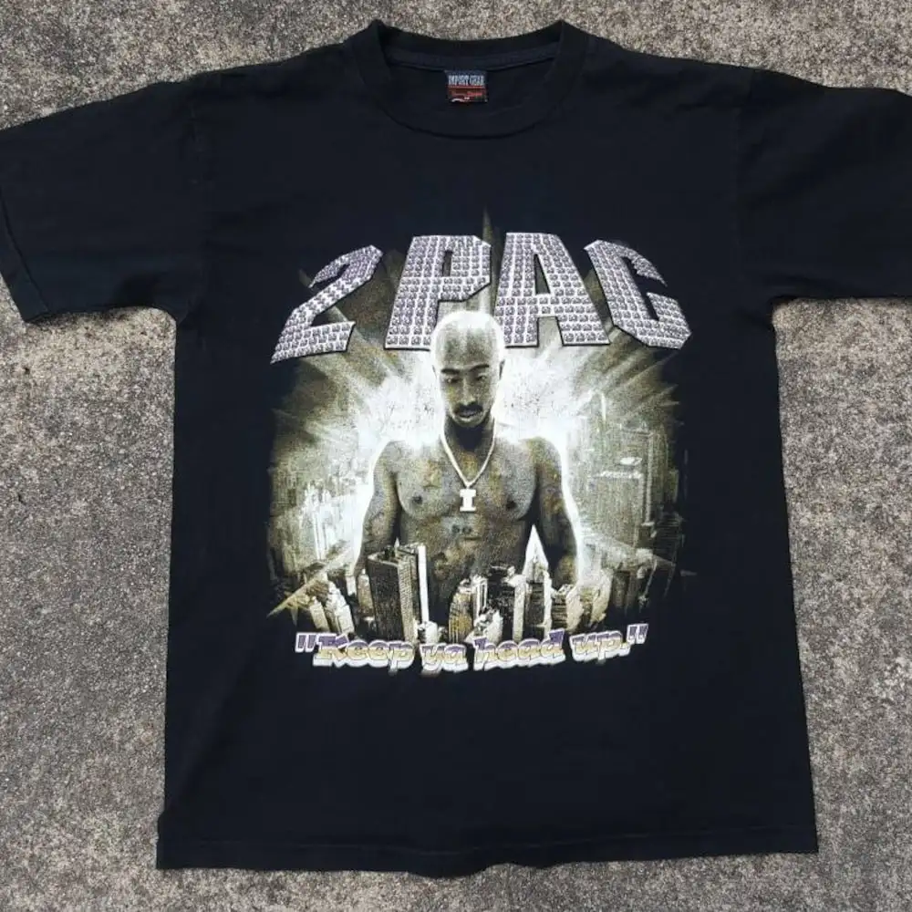 Vtg 2 Pac Shakur Doublesided 90S _ T Shirt