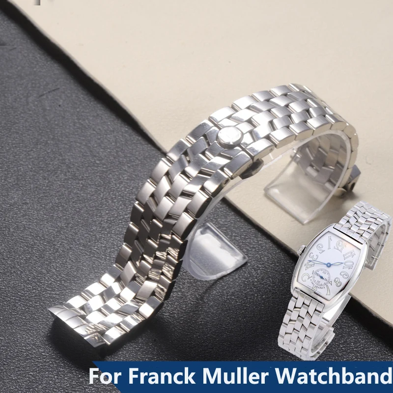 

22mm High Quality Stainless steel Watchband Folding Buckle Watch Strap For Franck Muller Series Men